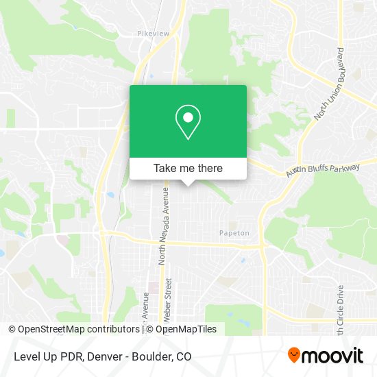 Level Up PDR map