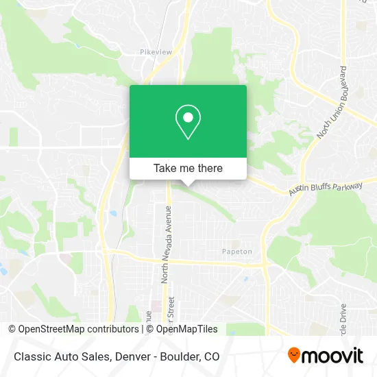 Classic Auto Sales map