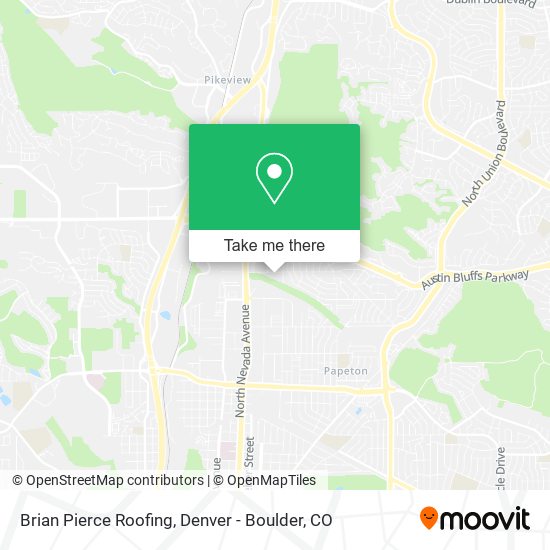Mapa de Brian Pierce Roofing
