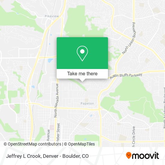 Jeffrey L Crook map