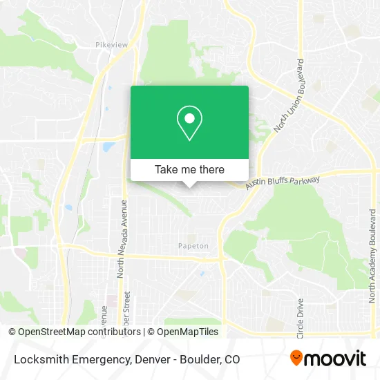 Locksmith Emergency map