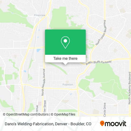 Dano's Welding-Fabrication map