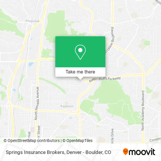 Springs Insurance Brokers map