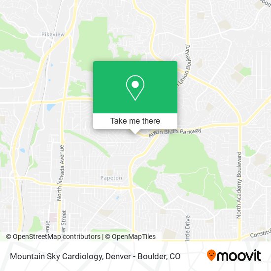 Mapa de Mountain Sky Cardiology