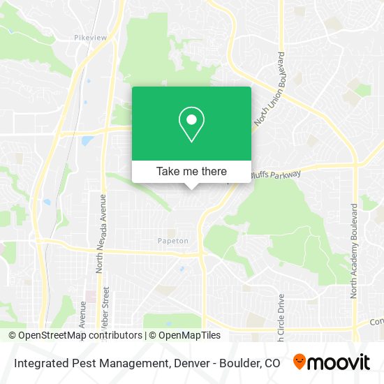Mapa de Integrated Pest Management