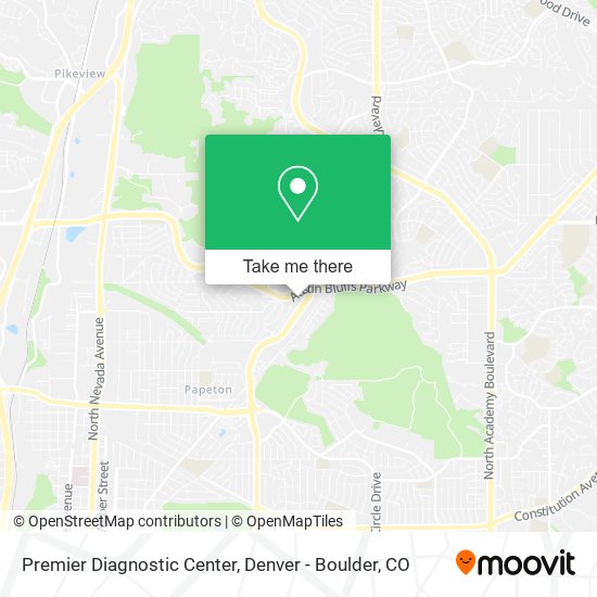 Premier Diagnostic Center map