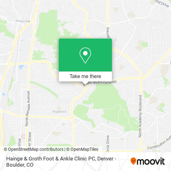 Hainge & Groth Foot & Ankle Clinic PC map