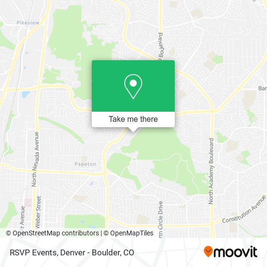 Mapa de RSVP Events