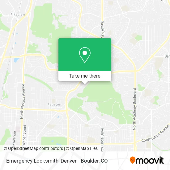 Emergency Locksmith map