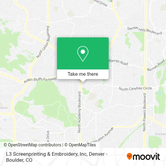 L3 Screenprinting & Embroidery, Inc map
