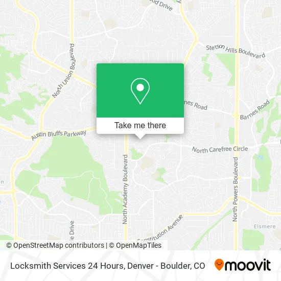Locksmith Services 24 Hours map