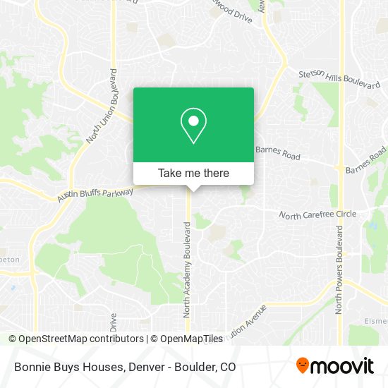 Bonnie Buys Houses map