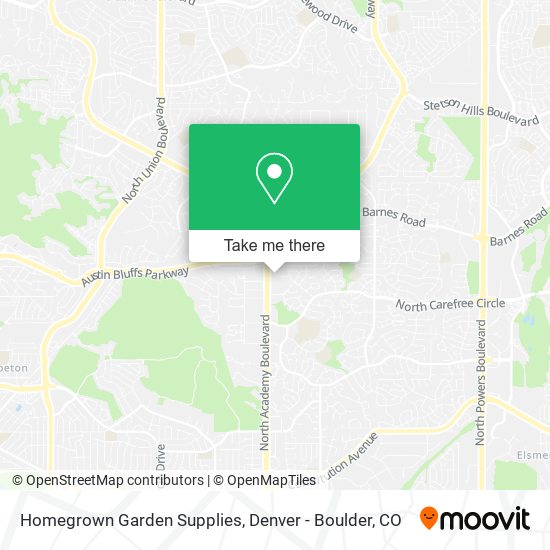 Homegrown Garden Supplies map