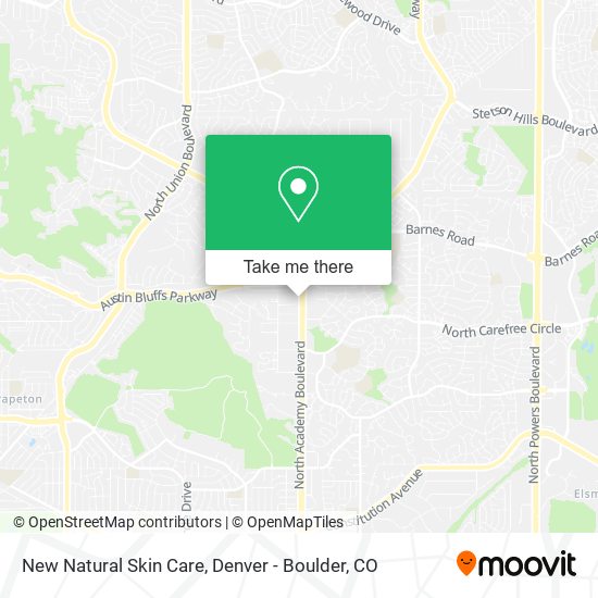 New Natural Skin Care map