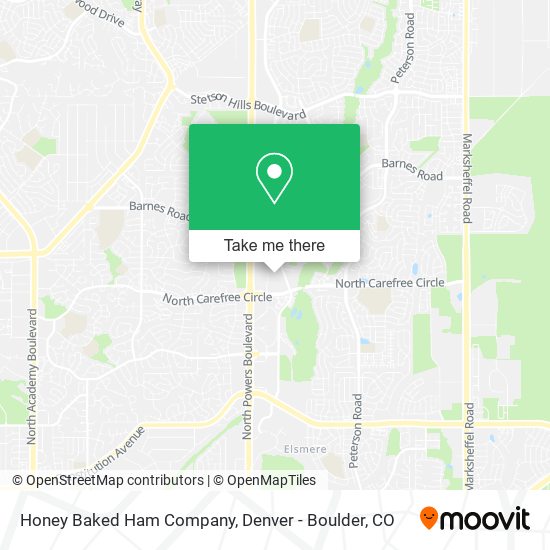 Mapa de Honey Baked Ham Company