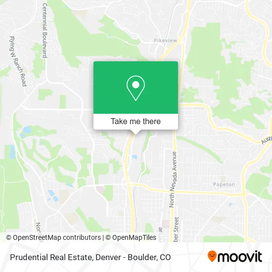 Prudential Real Estate map
