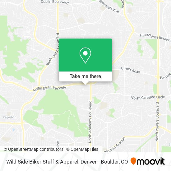 Mapa de Wild Side Biker Stuff & Apparel
