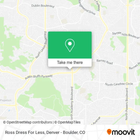 Ross Dress For Less map