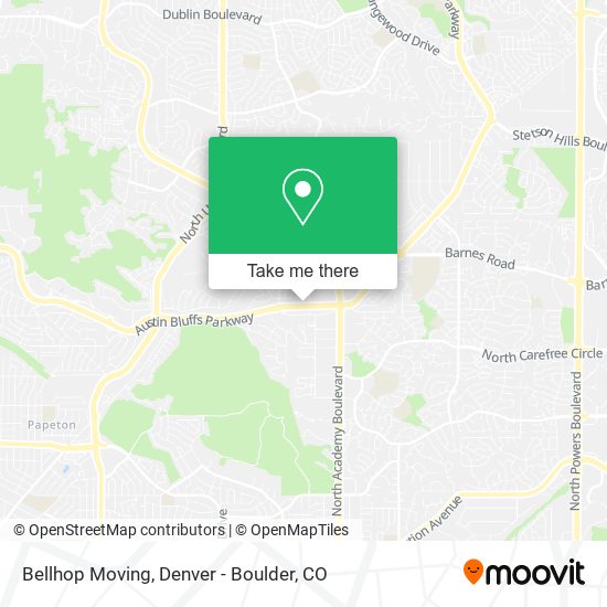 Bellhop Moving map