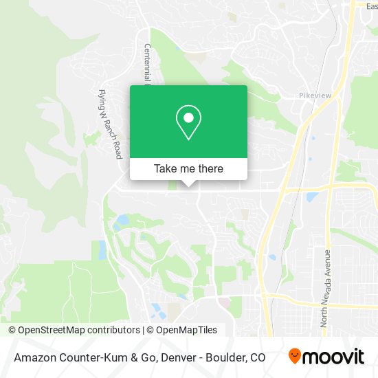 Mapa de Amazon Counter-Kum & Go