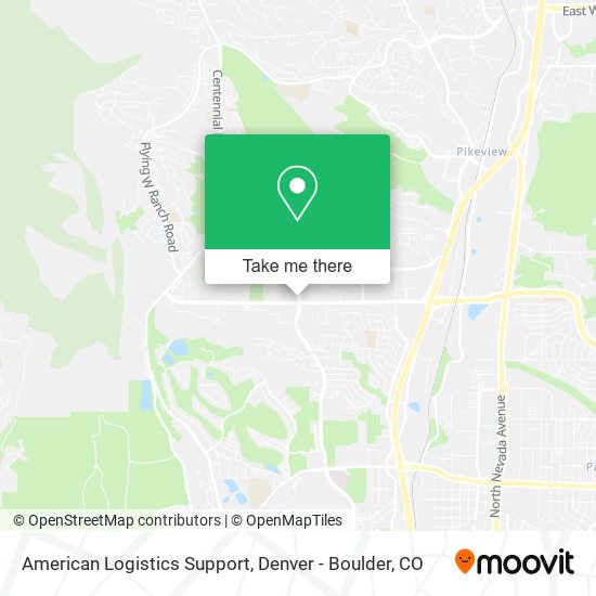 American Logistics Support map