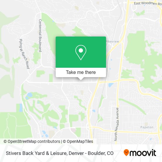 Stivers Back Yard & Leisure map