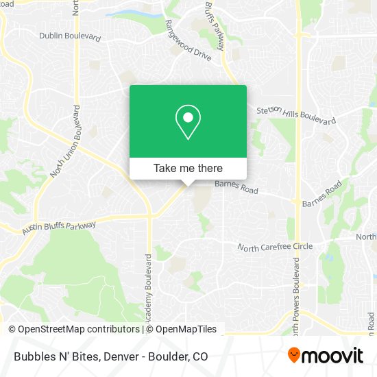Bubbles N' Bites map