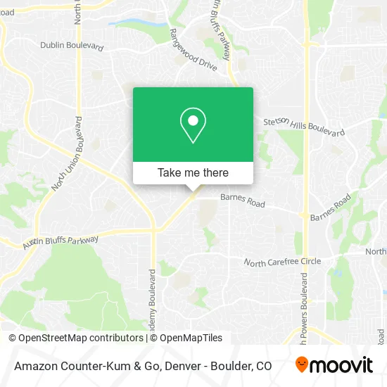 Amazon Counter-Kum & Go map