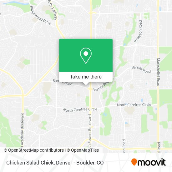 Chicken Salad Chick map