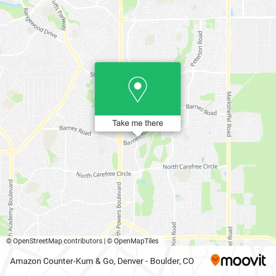 Amazon Counter-Kum & Go map