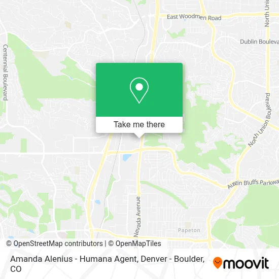Amanda Alenius - Humana Agent map