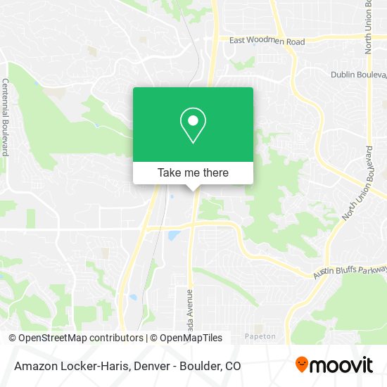 Amazon Locker-Haris map