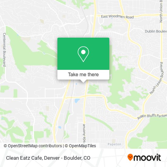 Clean Eatz Cafe map