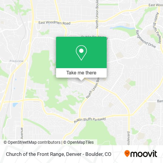 Mapa de Church of the Front Range
