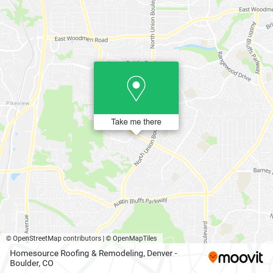 Homesource Roofing & Remodeling map