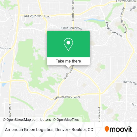 Mapa de American Green Logistics