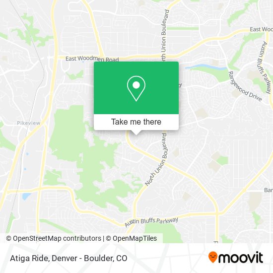 Mapa de Atiga Ride