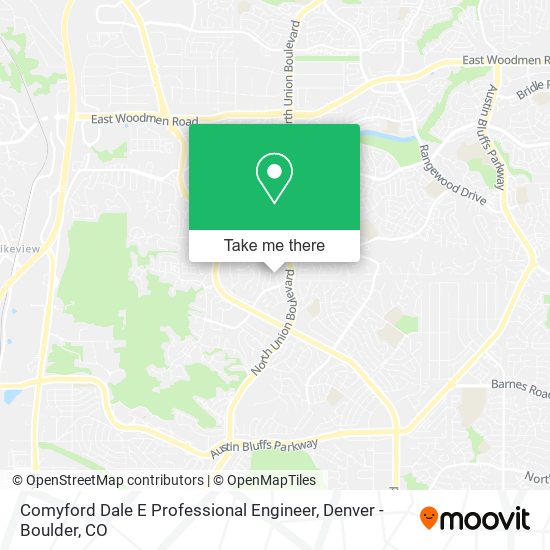 Mapa de Comyford Dale E Professional Engineer