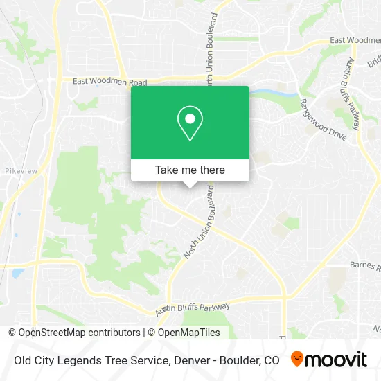 Old City Legends Tree Service map