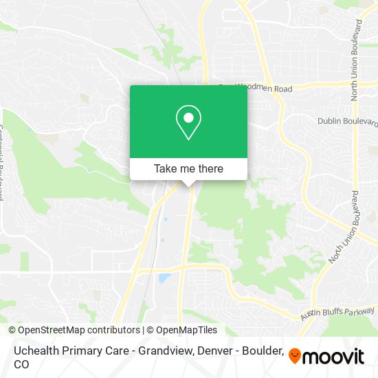 Mapa de Uchealth Primary Care - Grandview