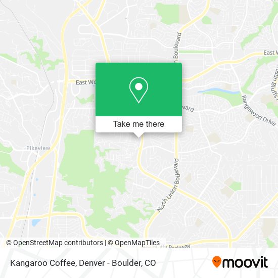 Mapa de Kangaroo Coffee