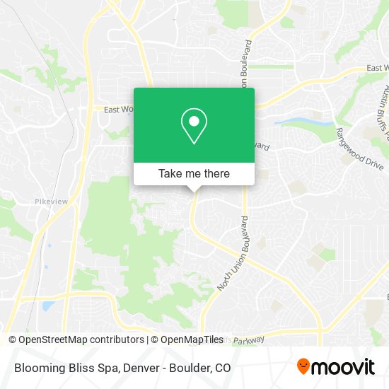 Mapa de Blooming Bliss Spa