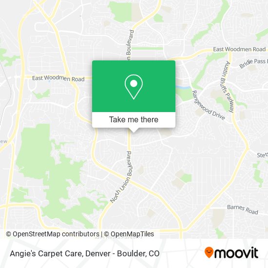 Angie's Carpet Care map
