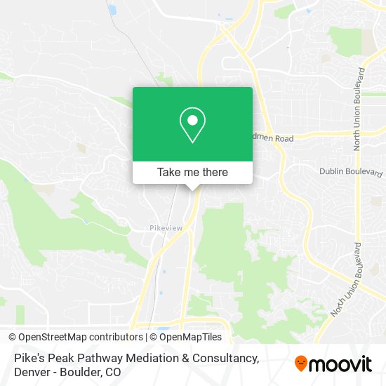 Pike's Peak Pathway Mediation & Consultancy map