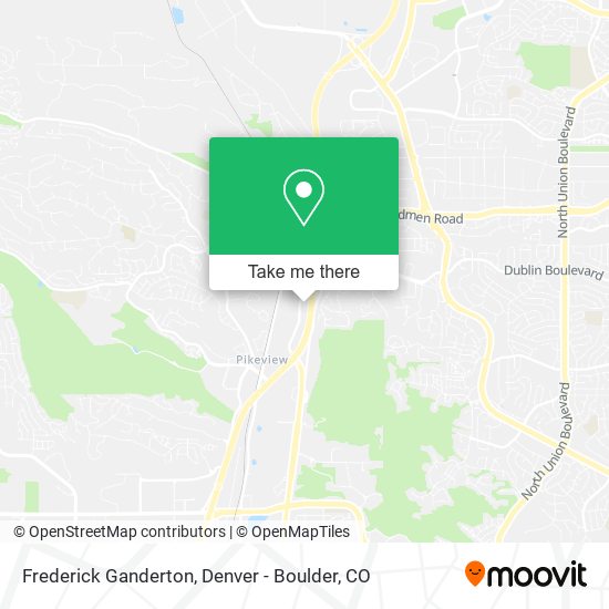 Frederick Ganderton map