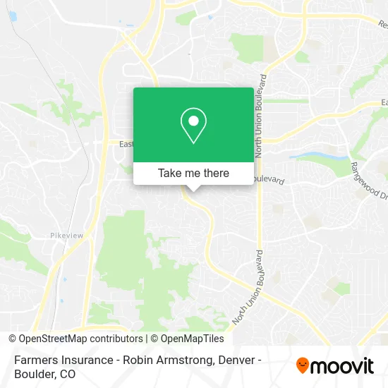 Farmers Insurance - Robin Armstrong map