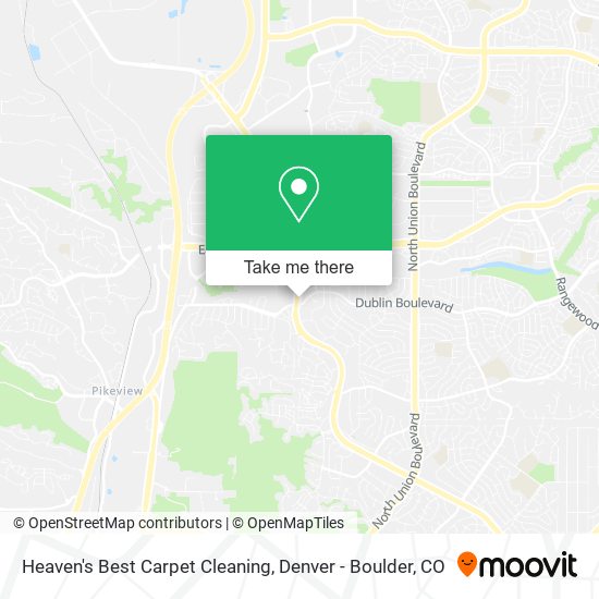 Heaven's Best Carpet Cleaning map
