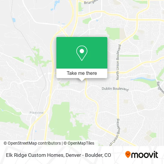 Elk Ridge Custom Homes map