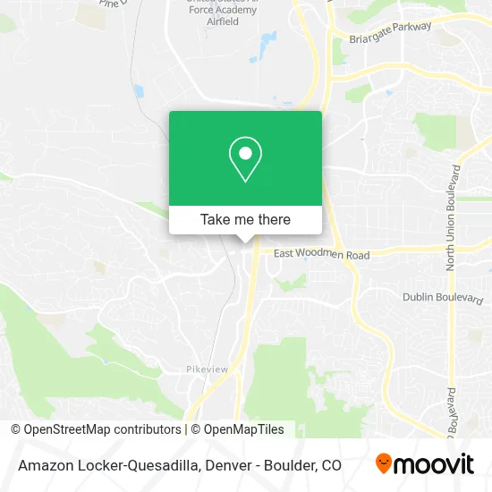 Amazon Locker-Quesadilla map
