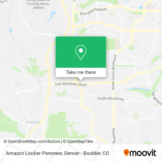 Amazon Locker-Pennnew map